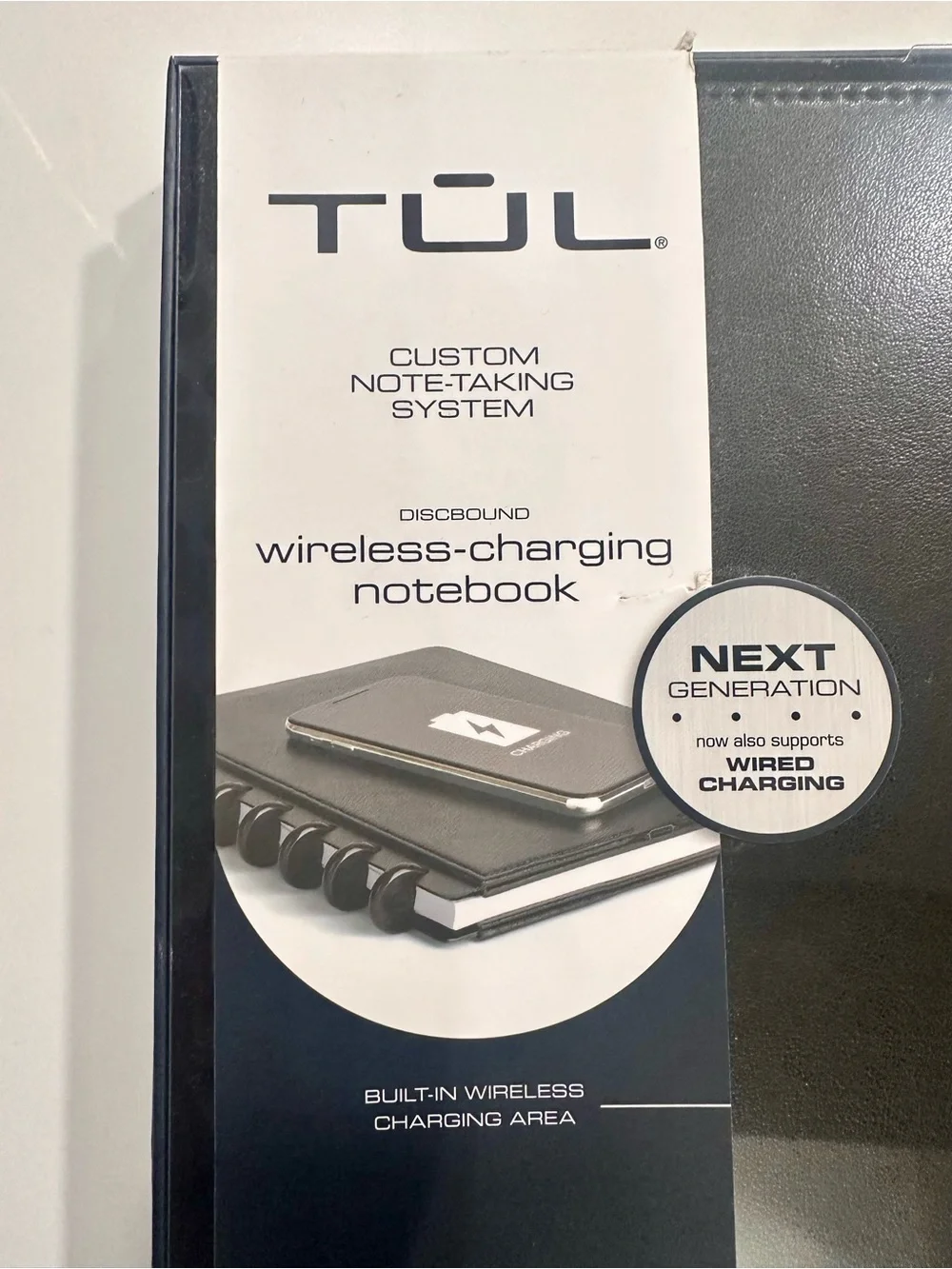 TUL Wireless Charging Notebook - Black